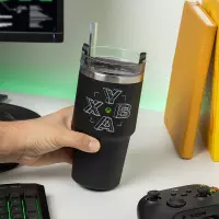 3. Kubek Podróżny Gracza ze Słomką Xbox - 600 ml