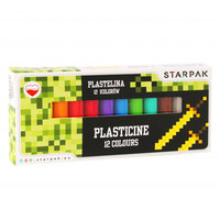2. STARPAK Plastelina 12 kolorów Game Pixele 472913