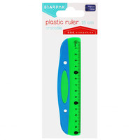 1. Starpak Linijka Plastikowa 15cm niebiesko-zielona 470968