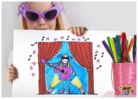 4. Bic Kids Flamastry Spieralne Visa 24 Sztuki 8970981