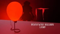 4. Lampka Pennywise "To" Czerowny Balon