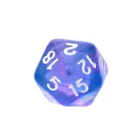 6. Komplet kości REBEL RPG - Kamienie Księżycowe - Orchidea