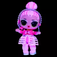 5. MGA LOL Laleczka z Niespodzianką Neon Pop Stars Muzyczna + Światło UV 120674