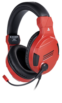 2. BIG BEN PS4 Słuchawki do Konsoli - Czerwone