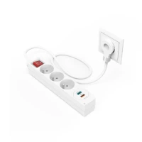 6. Hama Listwa Zasilająca 3GN, 2xUSB C/A