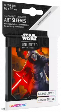 1. Gamegenic: Star Wars Unlimited - Art Sleeves - Kylo Ren - Koszulki na karty