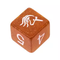 9. Komplet kości REBEL RPG - Akrylowe - Jednorożce