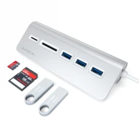 2. Satechi Aluminium Hub Combo - Aluminiowy Hub USB-C Silver