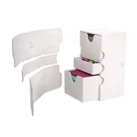 5. Gamegenic: Stronghold 200+ XL Convertible - Ekskluzywne Pudełko na Karty - White