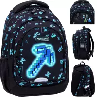 9. AstraBag Plecak Szkolny AB330 Dark Pixel 502025014