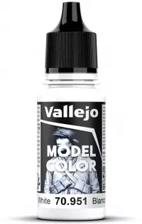 1. Vallejo: 70.951 - Model Color - White (18 ml)