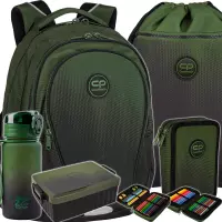 1. CoolPack Zestaw Szkolny Gradient Grass 5el Plecak F002757 + Worek F070757 + Piórnik F066757