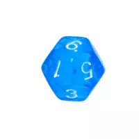 6. Komplet kości REBEL RPG - Mini Kryształowe - Niebieskie