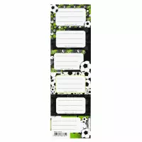 1. Starpak Naklejki Na Zeszyt Football 1 Listek 6szt. 559539