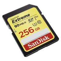 5. SanDisk Secure Digital (SDXC) 256 GB Extreme 90MB/s· V30 C10 UHS-I U3