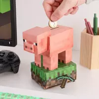 2. Zestaw do Samodzielnego Montażu Skarbonki Minecraft  - Świnka