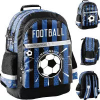 4. Paso Plecak Szkolny Football Niebieski PP25NG-116
