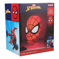 1. Lampka ścienno-biurkowa Marvel Spiderman Maska 15 cm