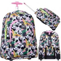 1. CoolPack Alan Plecak Szkolny Na Kółkach Panda Gang F124829