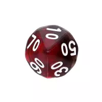 3. Komplet kości REBEL RPG - Kamienie Księżycowe - Bordo