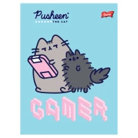 4. Bambino Zeszyt A5 32 Kartki Kratka Pusheen 649226