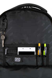 1. CoolPack Break Plecak Szkolny Młodzieżowy Snow Black E24020