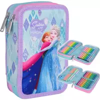 4. CoolPack Jumper 2 Piórnik Dwukomorowy Z Wyposażeniem Frozen F066776