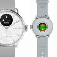 3. Withings Scanwatch 2 - zegarek z funkcją EKG, pomiarem pulsu i SPO2 oraz mierzeniem aktywności fizycznej i snu (38mm, white)