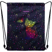 1. Head Worek Szkolny Na Sznurkach AD1 Golden Effect Rainbow Kitty 507025015