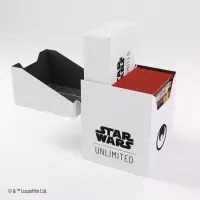 8. Gamegenic: Star Wars Unlimited Card Game - Soft Crate - Pudełko na Karty - White / Black