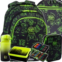 2. CoolPack Zestaw Szkolny Game Night 5el. Plecak Jerry F029711 + Piórnik F066711 + Worek F070711