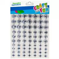 1.   Craft With Fun Ozdoba Dekoracyjna Samoprzylepna Kryształki Diamenty 501436