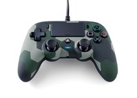 4. NACON PS4 Pad Przewodowy Compact Controller Camo Zielony