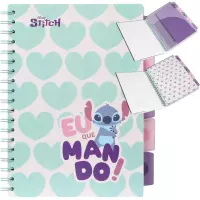 4. Coolpack Kołozeszyt Stitch Pastel B5 100 Kartek Kratka wzór 2 74982PTR