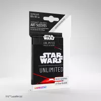 1. Gamegenic: Star Wars Unlimited - Art Sleeves - Koszulki na Karty - Space Red