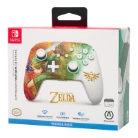 1. PowerA SWITCH Pad Bezprzewodowy Enhanced Zelda Link Watercolor