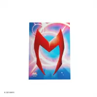 3. Gamegenic: Marvel Champions Art Sleeves - 66x 91 mm - Koszulki na Karty - Scarlet Witch 50+1 szt.