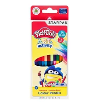 7. Starpak Kredki Ołówkowe Trójkątne 24 kolory Dwustronne Play-Doh 453908