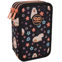 1. CoolPack Jumper 3 Piórnik Trzykomorowy Z Wyposażeniem Capybara Kapibara F067937