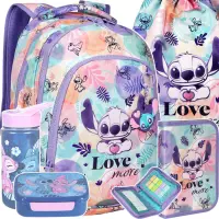 1. CoolPack Prime Zestaw Szkolny Stitch Pastel 5el Plecak F025885 + Worek F054885 + Piórnik F076885