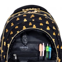 7. AstraBag Plecak Szkolny AB330 Golden Teddy 502024089