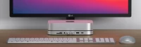 3. Satechi Aluminum Hub - Aluminiowa Podstawka do Mac Mini z Hub USB-C Silver