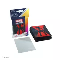 5. Gamegenic: Marvel Champions Art Sleeves (66x91 mm) - Koszulki na Karty - Black Widow 50+1 szt.