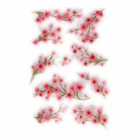 2. Craft With Fun Ozdoba Dekoracyjna Kwiatki Naklejki 3D 501866