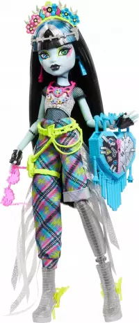 4. Mattel Monster High Fest Lalka Frankie Stein Festiwalowe Stylizacje HXH79
