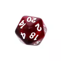 7. Komplet kości REBEL RPG - Kamienie Księżycowe - Bordo