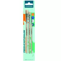 1. Starpak Pędzle Szkolne Naturalne 3 szt 559658