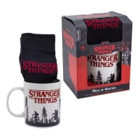 1. Zestaw Prezentowy Stranger Things: kubek + skarpetki - Logo