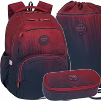 1. CoolPack Zestaw Szkolny Gradient Costa 3el. Plecak F099758 + Worek F070758 + Piórnik F062758