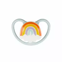 2. Nuk Smoczek Uspokajający Silikonowy 0-6m Space Lisek/Tęcza. 527874